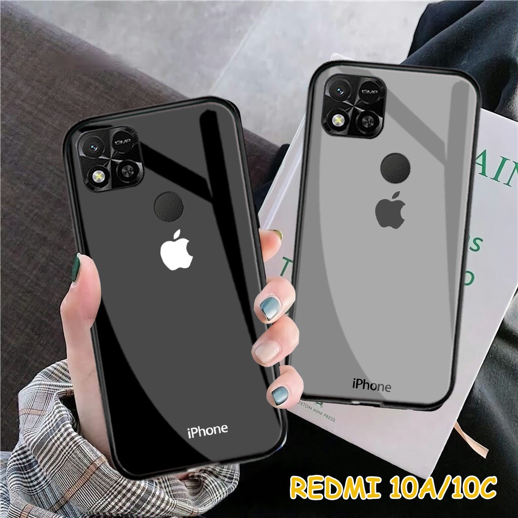 [M154] Softcase Glass Kaca Xiaomi Redmi A1 10A Redmi 10C Redmi 9C Terbaru [M154] Casing Hp Redmi 10A