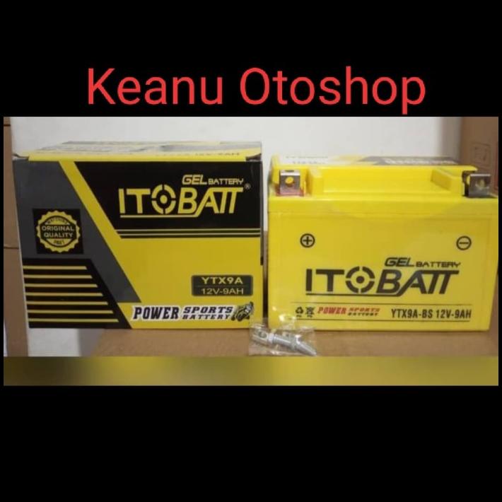 Aki Ninja 250 Fi - Karbu Mono Z250 Z250Sl Itobatt Ytx9A Aki Kering Gel