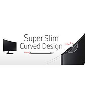 LED Monitor curved PC Samsung 24 inci Full HD LC24F390FHE super slim FULL HD Samsung 24 inci Curve