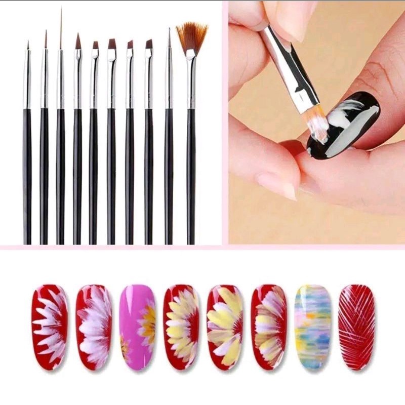 KUAS NAIL ART/BRUSH NAIL ART PEDICURE MANICURE