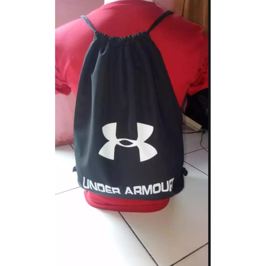 Tas Serut UA  Gymsack String Bag Tas Futsal Sepak Bola UA_PURANGSAKATO SHOP