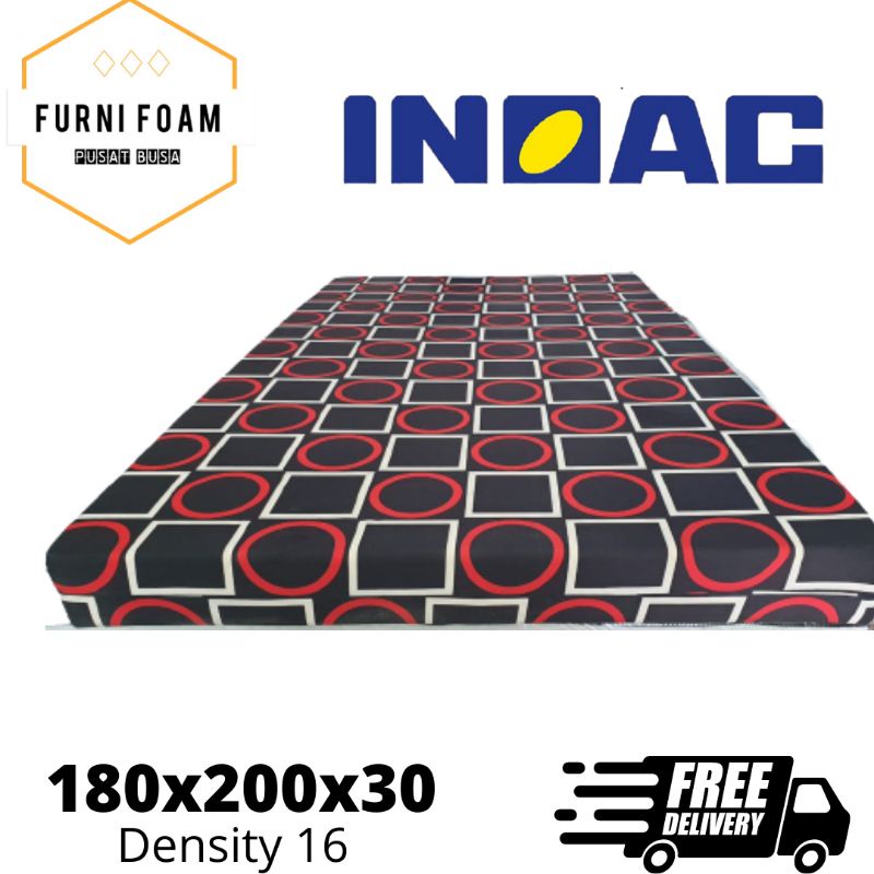 Busa Tebal 30cm - Kasur Busa Inoac tinggi 30cm - INOAC 180x200x30 - Kasur Busa Murah - INOAC ORIGINA