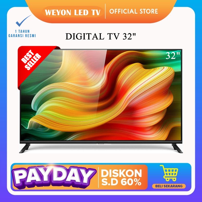 WEYON TV 32 inch HD Ready LED Televisi (TCLG-W32B)