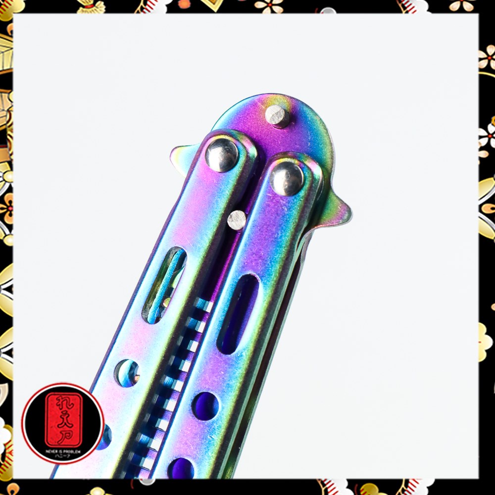 Sisir Besi Butterfly Balisong Multi-Color