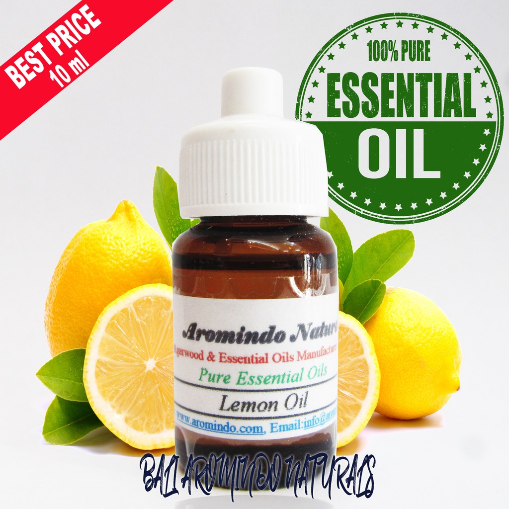 Pure Essential Lemon Oil 10 Ml Minyak Atsiri Jeruk Lemon 10 Ml