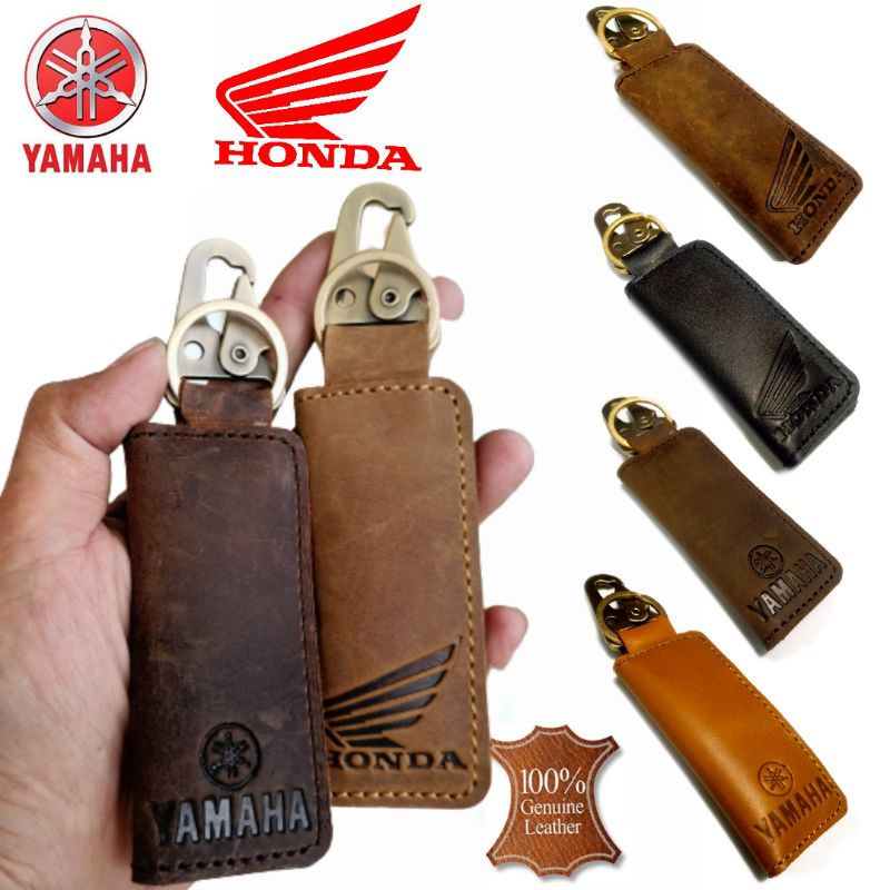 gantungan kunci motor  full kulit asli! dompet stnk motir