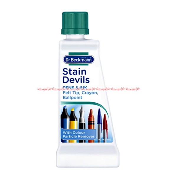 Dr. Beckmann Stain Devils 50ml Pen &amp; Ink Fruit Drink Felt Tip Crayon Balpoint Coffee Sabun Pembersih Noda Pulpen Krayon Kopi Teh Dan Sayuran Tumpah Pada Baju Pakaian Dr Beckmann Dr Bek man