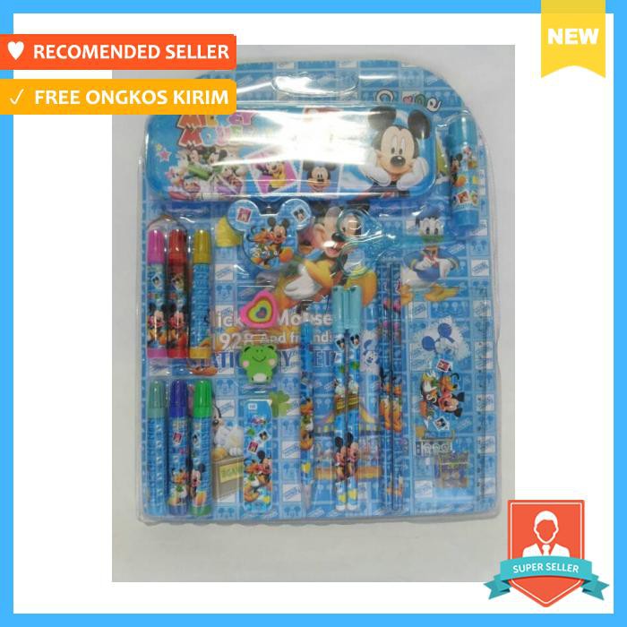 

Paket Alat Tulis - Paket Paket Untuk Anak ,Karakter Mickey Mouse Sp 007 - Alat Tulis