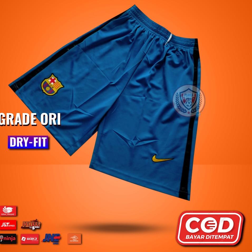 Kirim Langsung Celana Bola Barca Home UCL 2021/22 Best Quality Impor Grade Ori Thailand ↕ ☋ (Kirim L