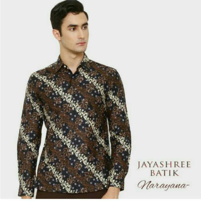 Stok Terbatas Batik Slimfit Narayana Long Sleeve