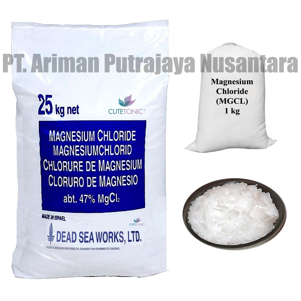 Jual Magnesium Chloride / Magnesium Klorida / MgCl2 1kg Shopee Indonesia