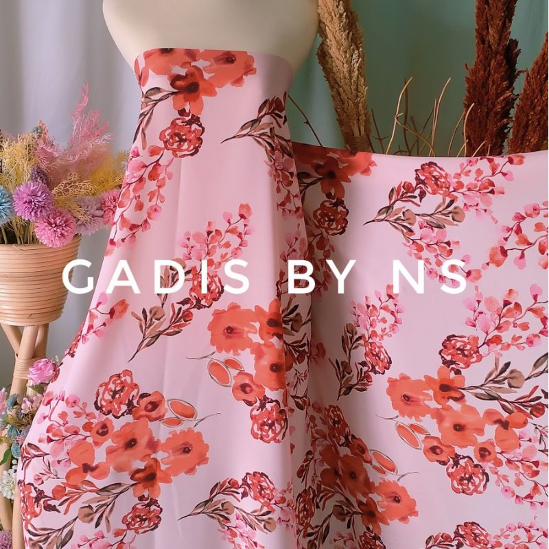 Kain Zara Crepe Premium  / Kain Zara Crepe / Kain Zara Crepe Import