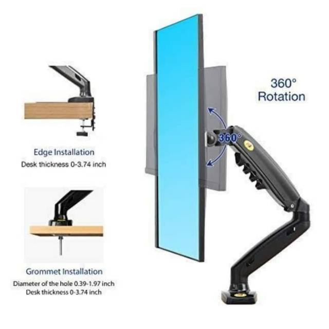 Bracket Lcd Monitor komputer briket LCD monitor 17 inchi samapi 27 inchi