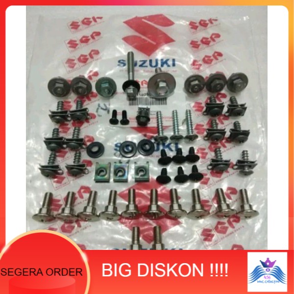 baut lengkap full body suzuki satria fu 150cc original