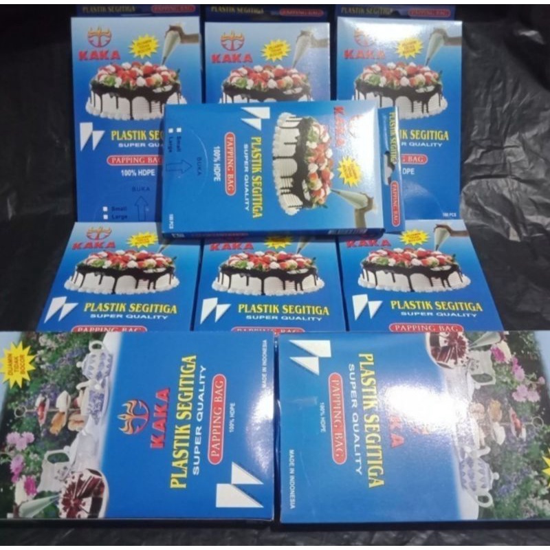 

Plastik papping segitiga uk 24 x 29 cm