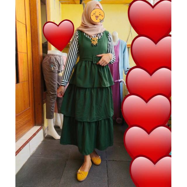 #PROMO Gamis rumbai susun