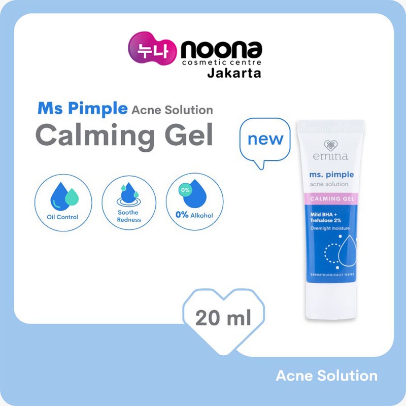 EMINA MS.PIMPLE ACNE SOLUTION CALMING GEL 20ML -NJ