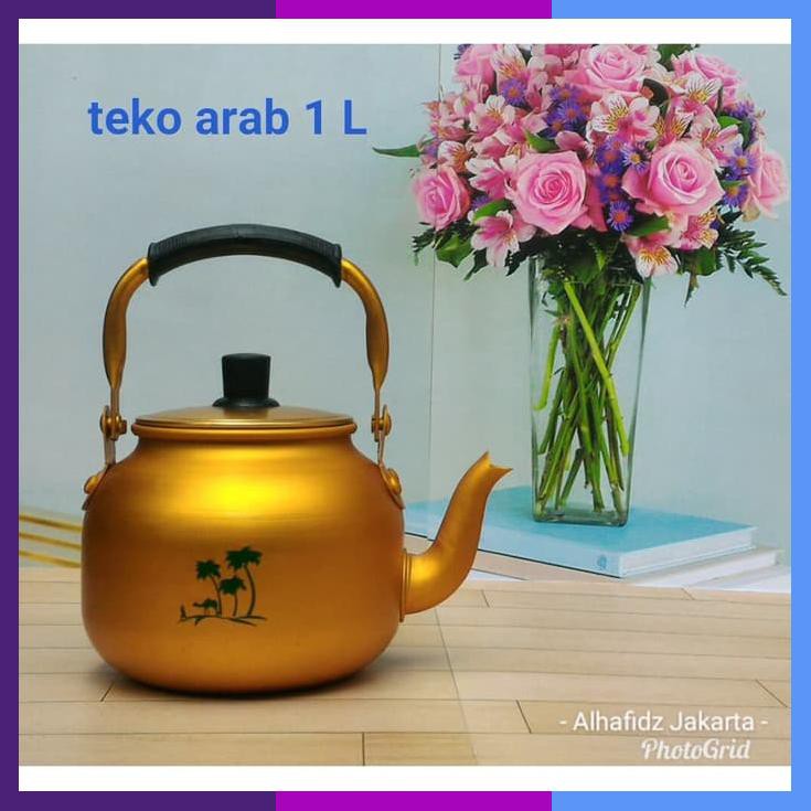 Teko Arab Air Zam Zam Emas 1Liter / Teko Arab Emas Fancy 1Liter
