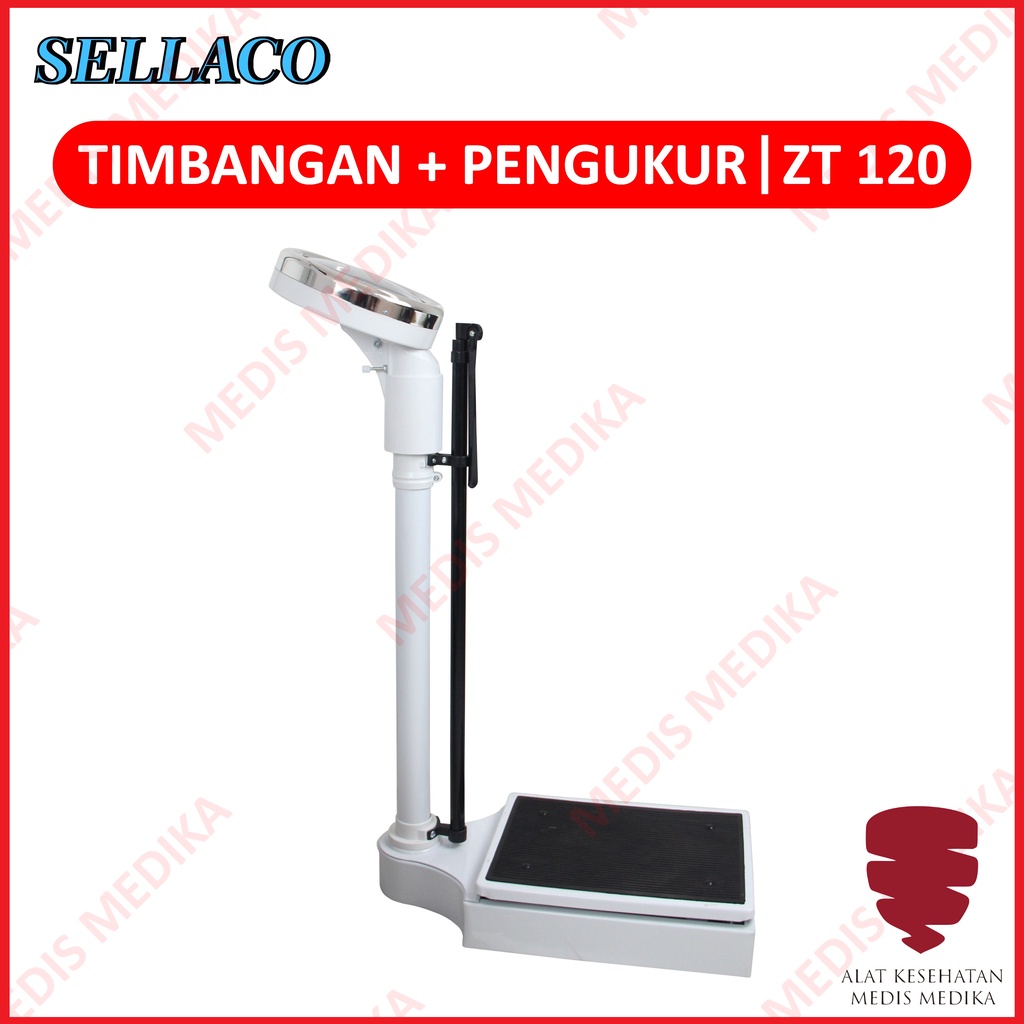 Timbangan Manual + Pengukur Tinggi Alat Ukur Berat Panjang Badan ZT 120