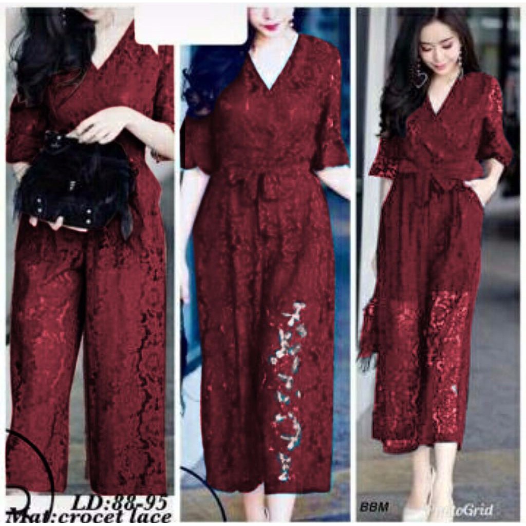 Belanja Online Jumpsuit Overall Pakaian Wanita Shopee Indonesia