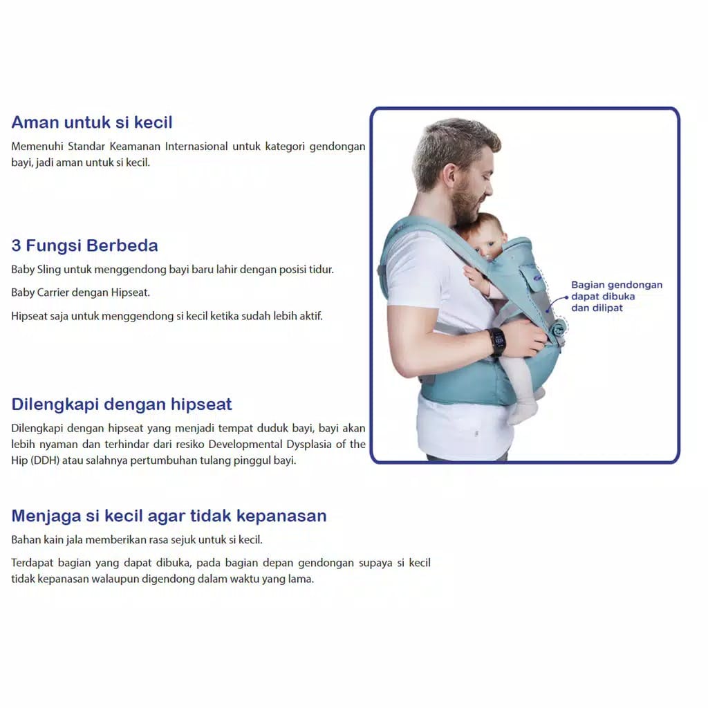 BABY SAFE HIPSEAT CARRIER NEWBORN / BC06