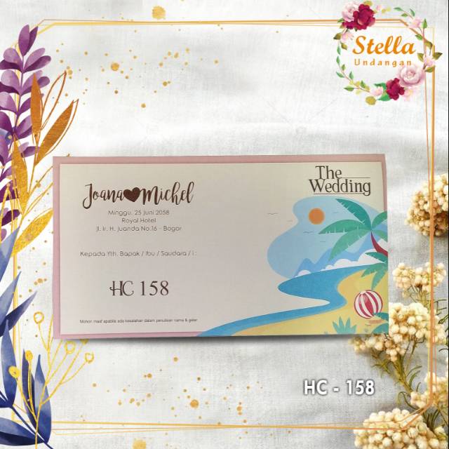 Blangko Undangan HC 158