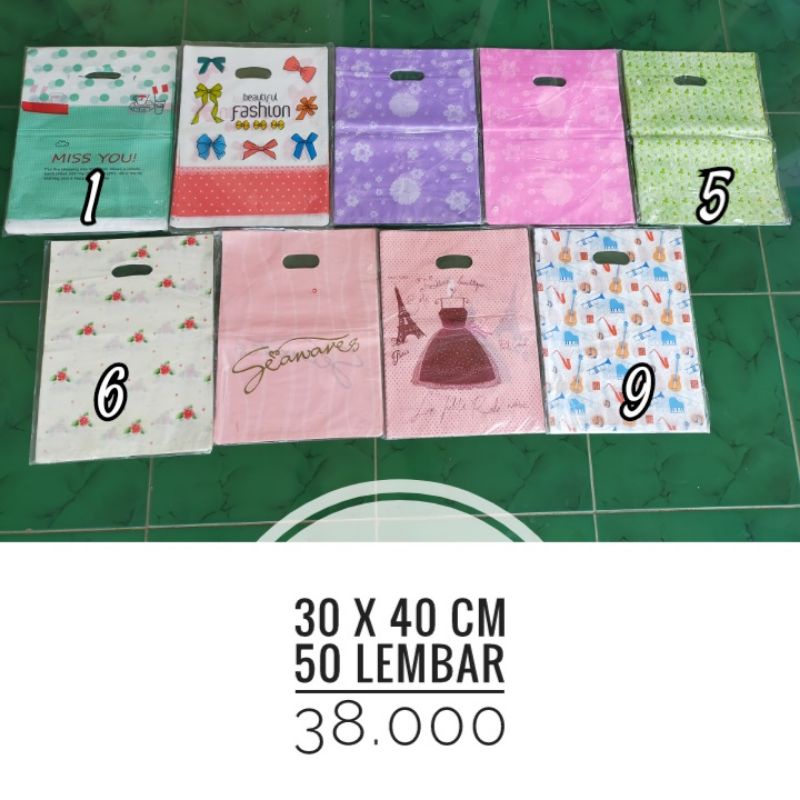 Kresek Motif Olshop Besar<br />30x40 Cm / Kantong Plastik Olshop / Kantong Kresek