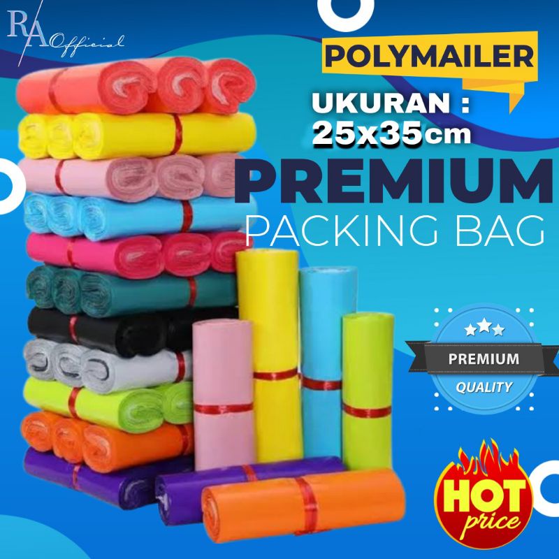 Jual Plastik Polymailer 25x35 30x40 25lembar Plastik Online Shop Premium Tebal Shopee Indonesia 3499