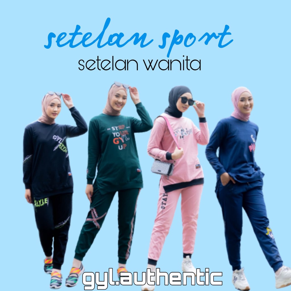 setelan olahraga wanita _Set Sporty Wanita Gyl Authentic