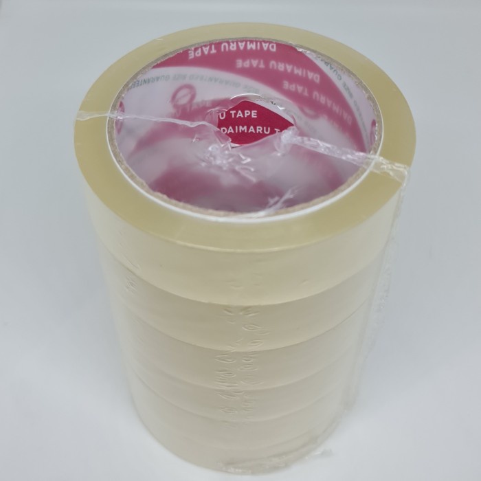 

Hadir Lakban Daimaru Bening Isolasi Solatip Tape 24 Mm 1 Inch 72 Yard @6Roll Hot Sale