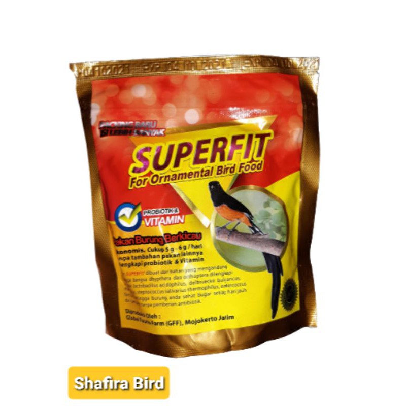 Superfit Gold protein tinggi pakan voer pur burung murai kacer