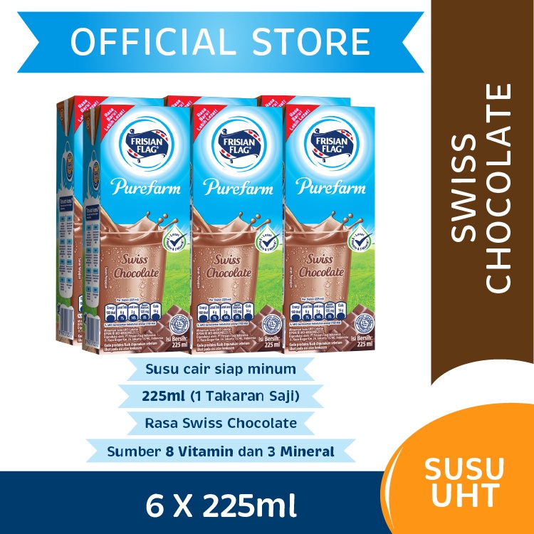 

Frisian Flag UHT Chocolate 6 x 225 mL