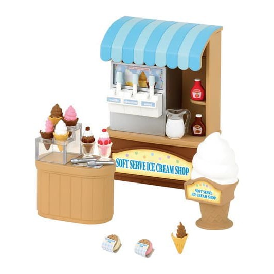 JUAL SYLVANIAN FAMILIES SOFT SERVE ICE CREAM SHOP