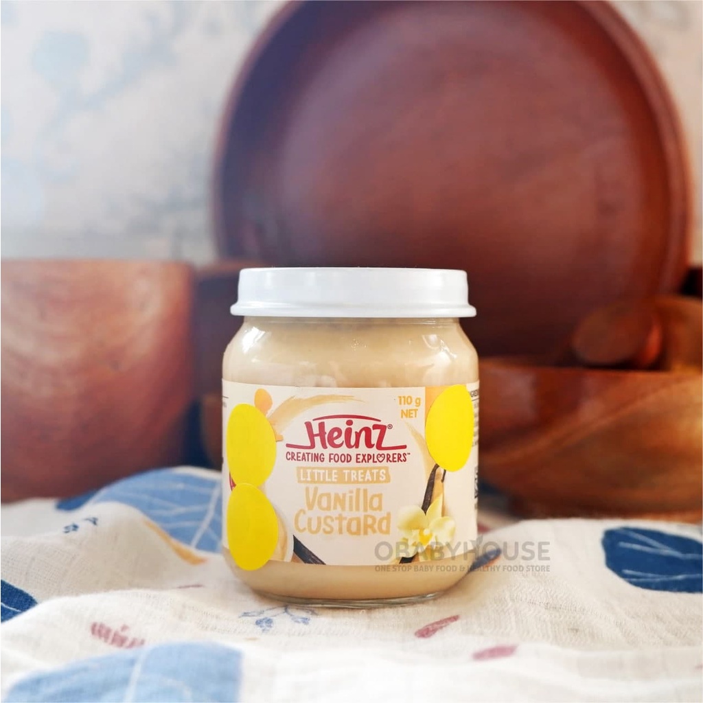 Heinz Jar Smooth Vanilla Custard 110 gram