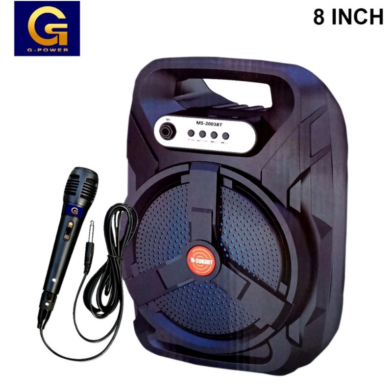 SPEAKER BLUETOOTH G POWER MS 2003BT MURAH MOBILE MULTIMEDIA