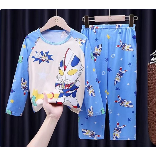 Setelan Anak/Piyama baju tidur Import Celana Panjang Motif Kartun Princess