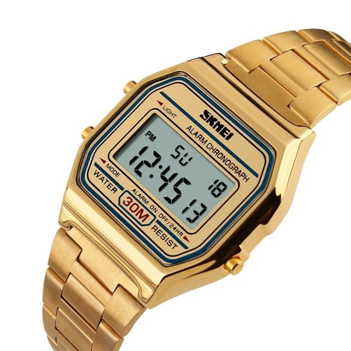 SKMEI Watch 1123 Original Water Resistant 30M - Gold