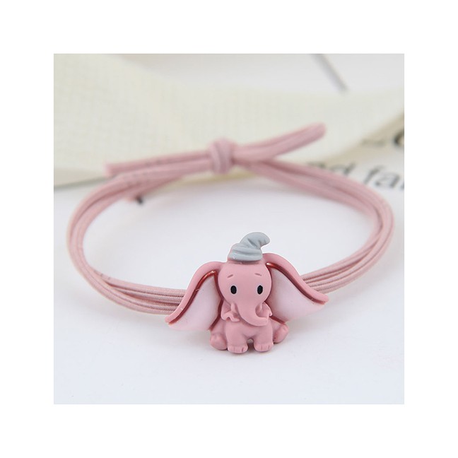 LRC Ikat Rambut Fashion Elephant Baby Elephant Hair Ring A5864X