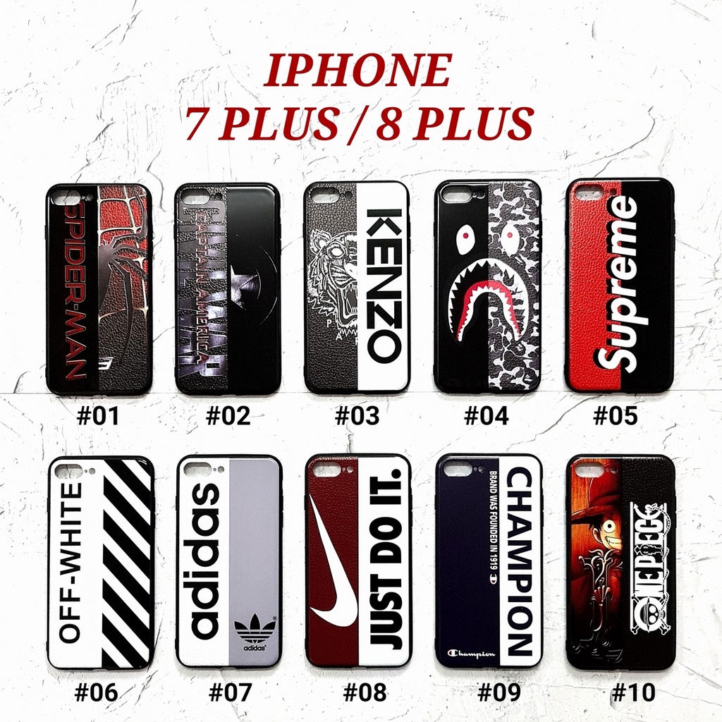 IPHONE 6 6S 6G 6 PLUS 6S PLUS 6G PLUS 7G 8G SE 2020 7 PLUS 8 PLUS X XS XS MAX | MAN OF STYLE Soft Hard Case Kombinasi Motif Marvel