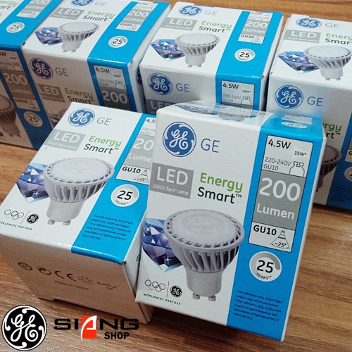 GE Bohlam LED GU10 200 lumens 4,5W + Frame