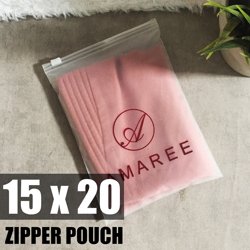 

ZIPPER POUCH CUSTOM SABLON 15x20cm