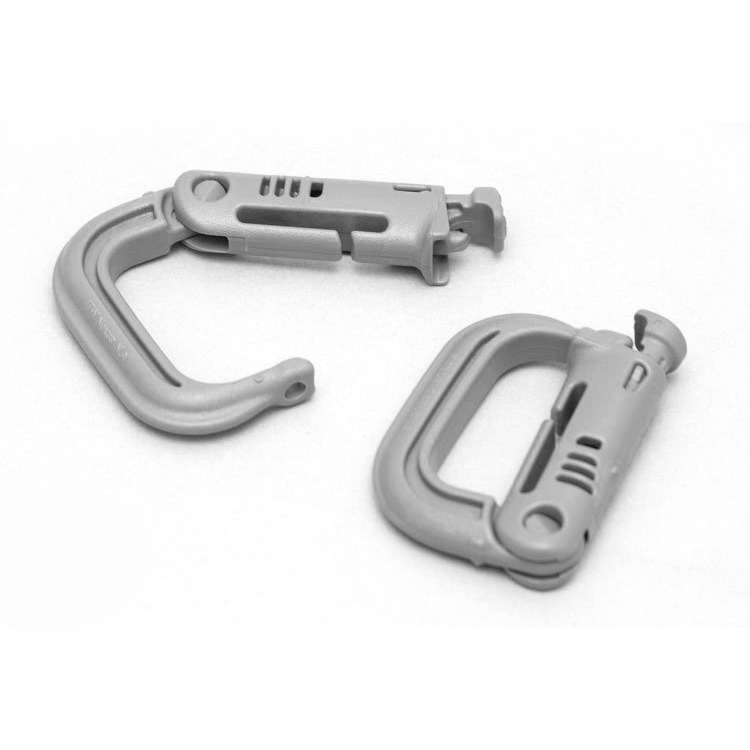 D D Ring Buckle Carabiner with Quickdraw - K307 HITAM