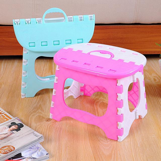 KURSI LIPAT PLASTIK FOLDABLE STOOL KURSI BELAJAR ANAK