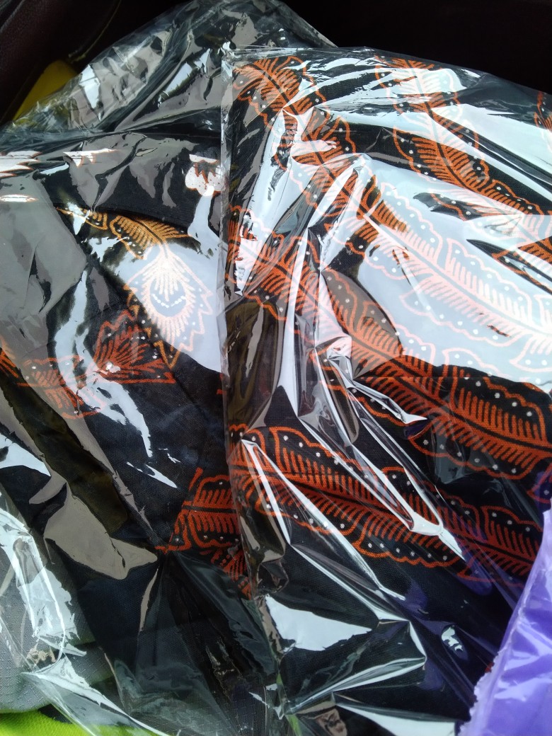 Batik Pekalongan Couple Gamis Batik Ahy Ukuran S-jumbo