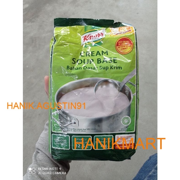 

Knorr Cream Soup Base 1 kg / Bahan dasar Sup krim 1kg