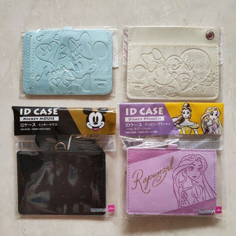 Lanyard id case Mickey minnie mouse Rapunzel dalmatian Gantungan kartu akses id card case