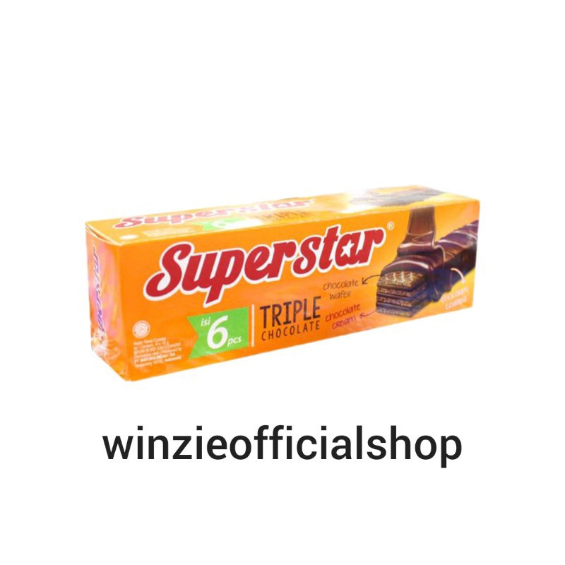 

superstar biskuit salut coklat