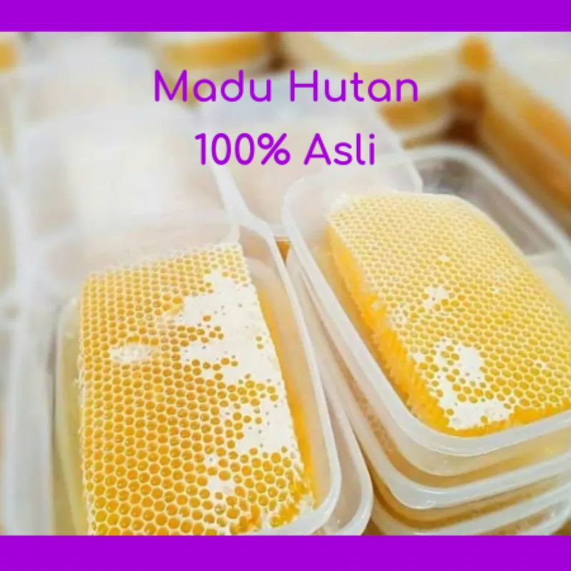 

Madu Hutan Asli 100% sarang 500gr/Madu Sarang Asli/Madu Hutan Asli