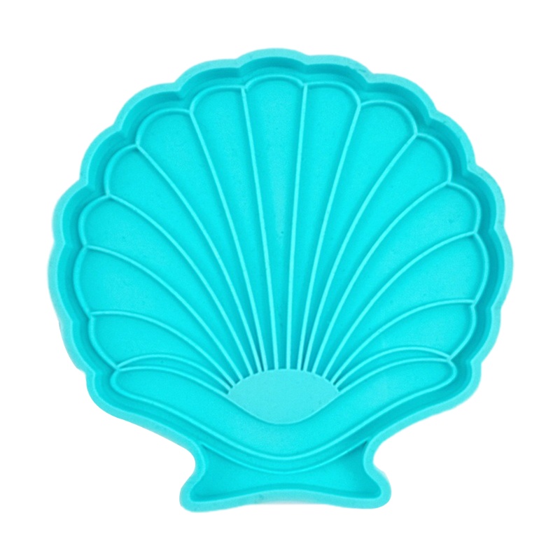 SIY  Shell Shape Coaster Epoxy Resin Mold Cup Mat Pad Silicone Mould DIY Crafts Decorations Ornaments Casting Tools