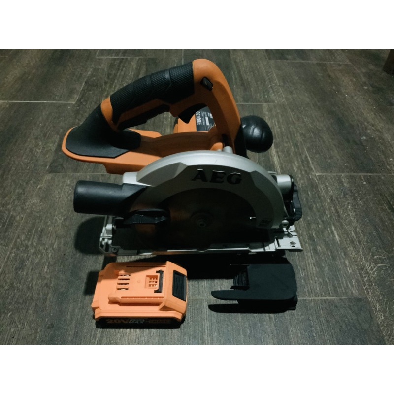 circular saw aeg cordless bks18 +batrai ingco + adaptor